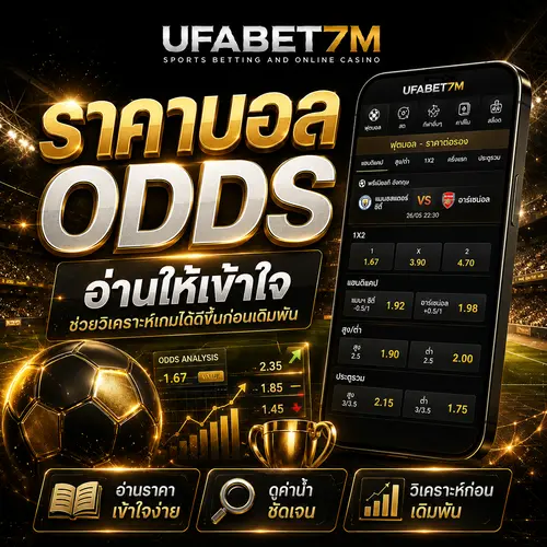 ราคาบอล ODDS อ่านให้เข้าใจ ช่วยวิเคราะห์เกม